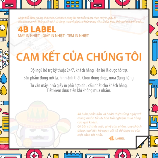 Tem trà sữa, 40x30, cuộn 800 tem, giấy in tem nhiệt , tem phụ, nhãn trà sữa, có keo sẵn, loại in đậm