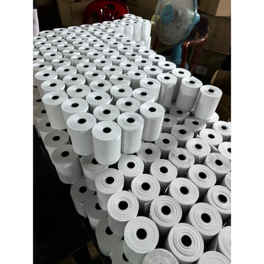 THÙNG Giấy in Bill  K80x65 Giấy in hóa đơn, in đơn livestream, giấy in nhiệt 